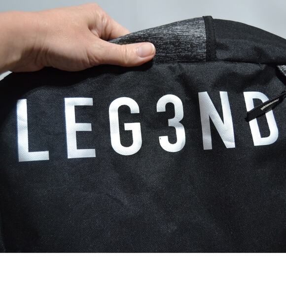 LEG3ND Black and Gray Backpack - Picture 7 of 8